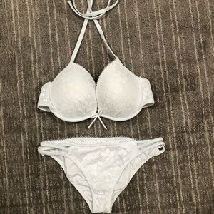 Victoria’s Secret Lace Bikini - 34D & S - White